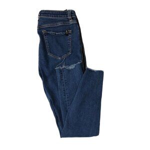 Buffalo David Bitton Axel Womens 28x29 Blue Denim Jeans Jegging Mid Rise Skinny